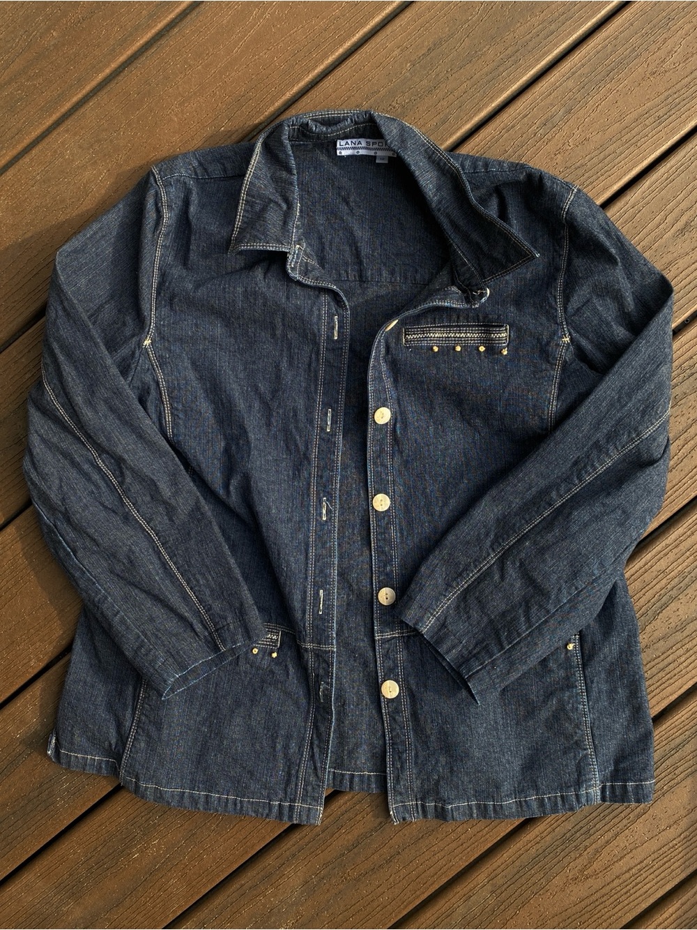 Lana Sport Women's Dark Blue Denim Jacket